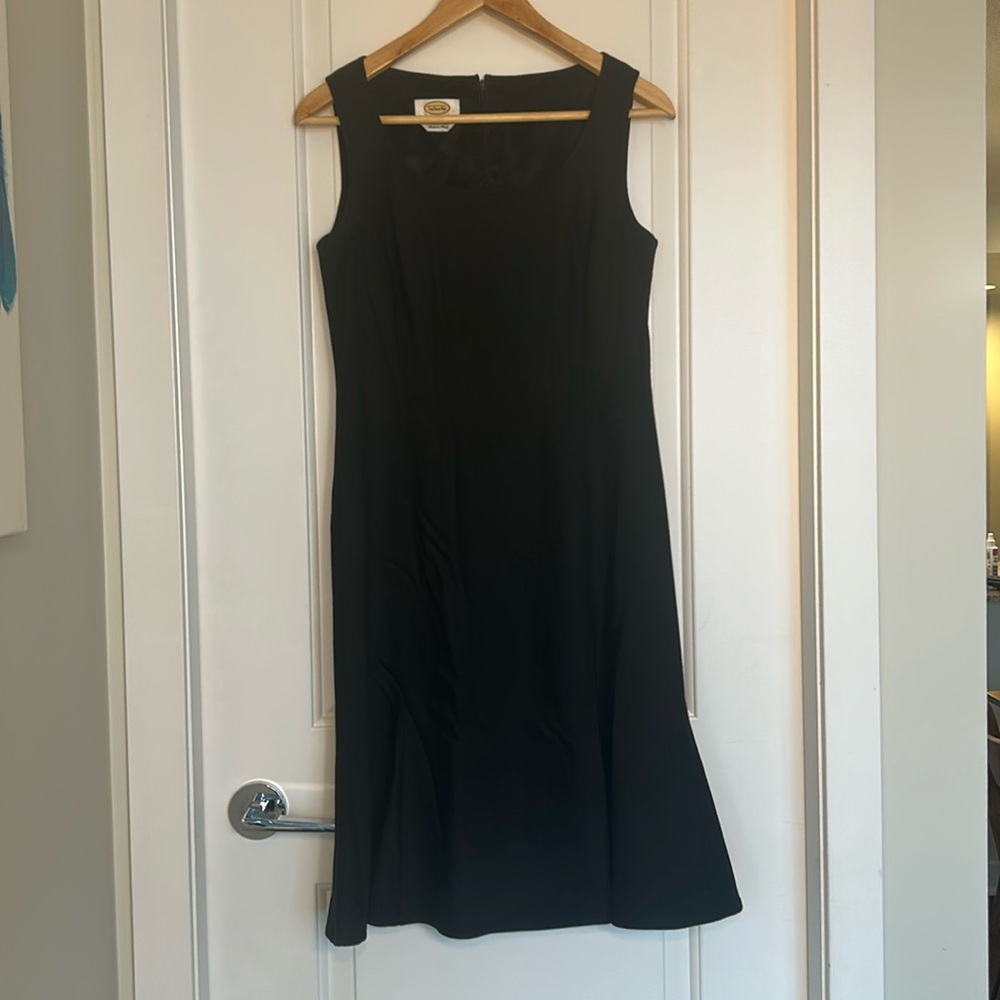 Talbots Classic Black Sleeveless Dress